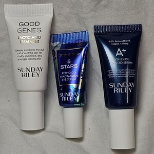 Sunday Riley Skincare Trio Travel Set NEW